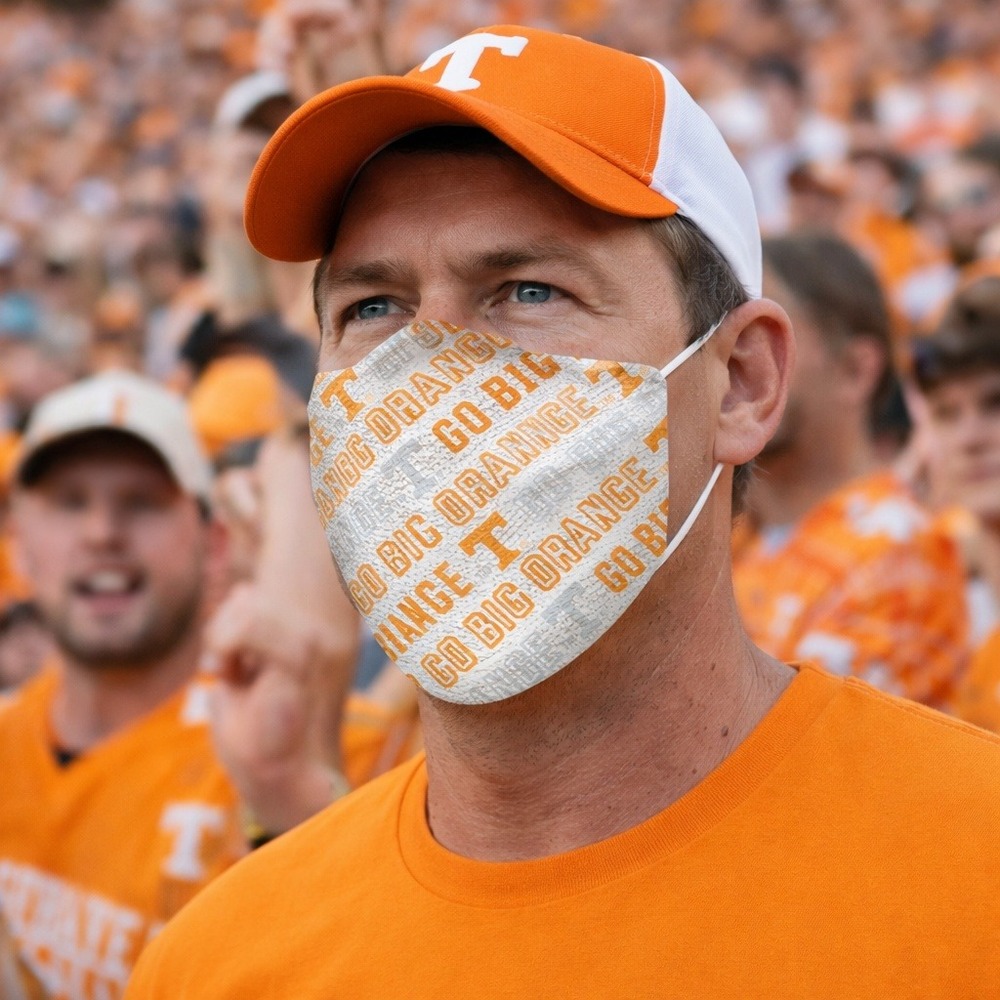 University of Tennessee Volunteers Face Mask‎ 3-Pack Orange White Vols Fan Gear - Picture 2 of 4